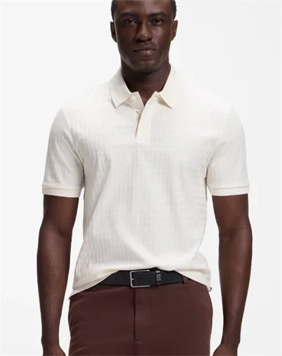 Hugo Boss - H - Parlay Polo T-shirt - Open White